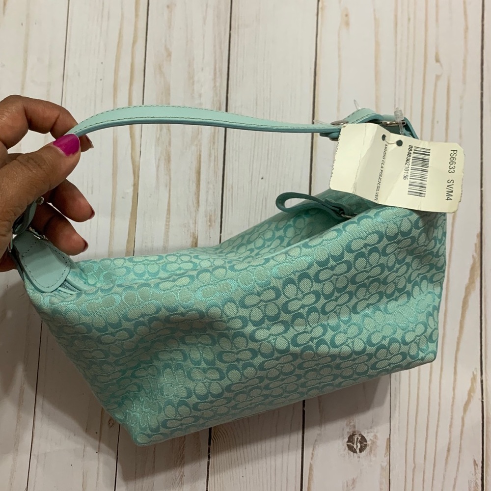Coach signature classic mini pouch